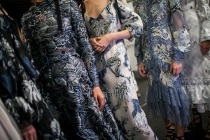 Backstage at Erdem RTW Spring 2017