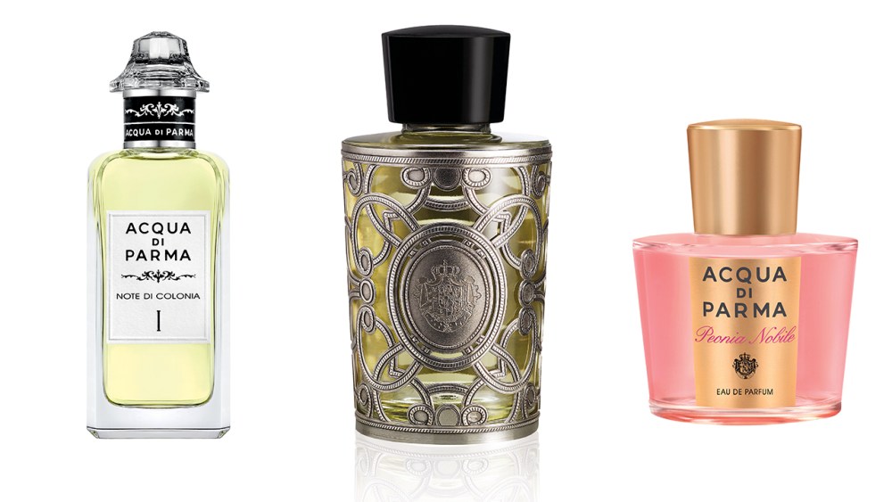 Acqua di Parma's Note di Colonia I, Colonia Centenary Edition and Peonia Nobile.