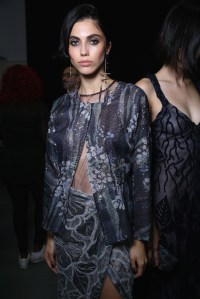 Backstage at Giorgio Armani Spring 2017