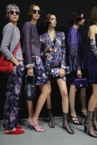 Backstage at Giorgio Armani Spring 2017