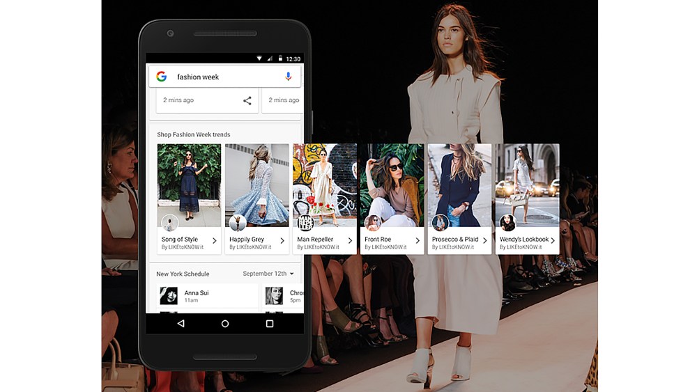 How Google Is Making Fashion Week Street Styles Shoppable