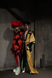 Backstage at Gucci Spring 2017