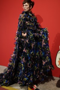 Backstage at Gucci Spring 2017