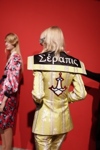 Backstage at Gucci Spring 2017