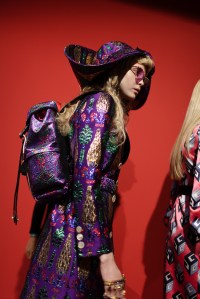 Backstage at Gucci Spring 2017