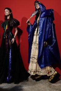 Backstage at Gucci Spring 2017