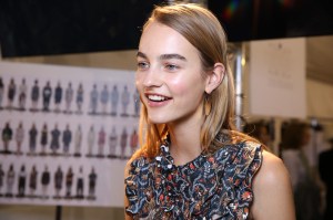 Backstage at Isabel Marant RTW Spring 2017