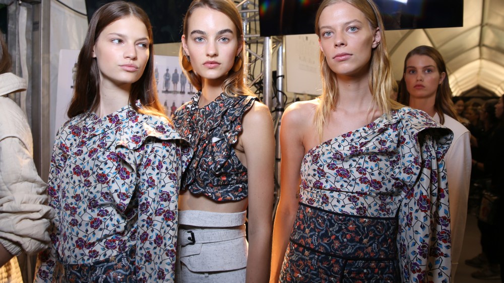 Looks from Isabel Marant's spring collection.