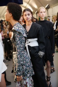 Backstage at Isabel Marant RTW Spring 2017