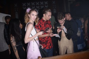 The scene at the Jeremy Scott after party.