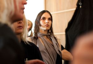 Backstage at Jill Stuart RTW Spring 2017