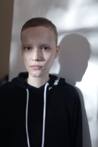 Backstage at Jil Sander Spring 2017