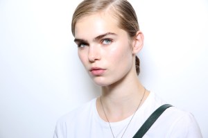 Backstage at Jil Sander Spring 2017