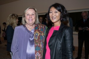 Maryvonne Pinault and Fleur Pellerin