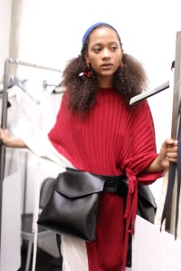 Backstage at Marni Spring 2017