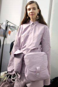 Backstage at Marni Spring 2017