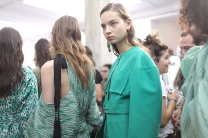 Backstage at Marni Spring 2017
