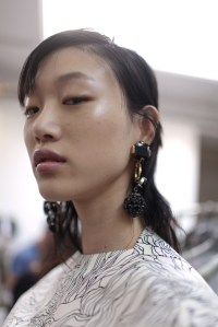 Backstage at Marni Spring 2017