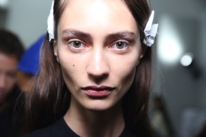 Backstage at Marni Spring 2017