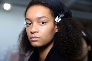 Backstage at Marni Spring 2017