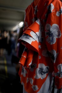 Backstage at MSGM Spring 2017