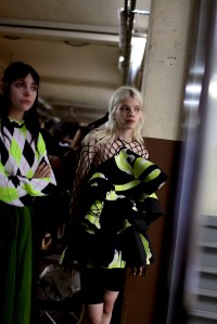 Backstage at MSGM Spring 2017