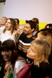 Backstage at MSGM Spring 2017