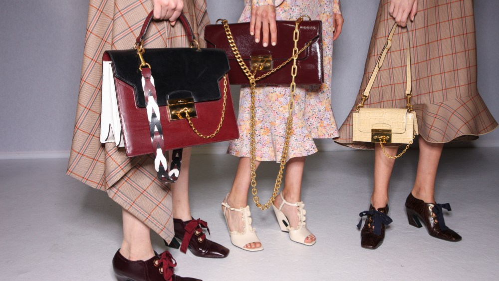 Backstage at Mulberry RTW Spring 2017