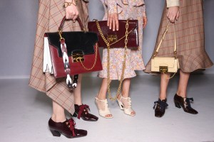 Backstage at Mulberry RTW Spring 2017