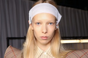 Backstage at Mulberry RTW Spring 2017