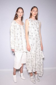 Backstage at Mulberry RTW Spring 2017