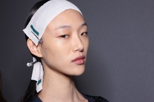 Backstage at Mulberry RTW Spring 2017