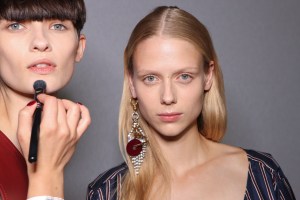 Backstage at Mulberry RTW Spring 2017