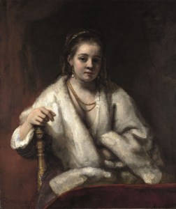 Rembrandt – Hendrickje Stoffels, ca 1652-1656.