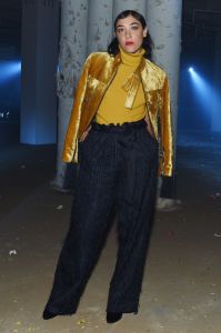 Mia Moretti Front Row at 3.1 Phillip Lim RTW Spring 2017