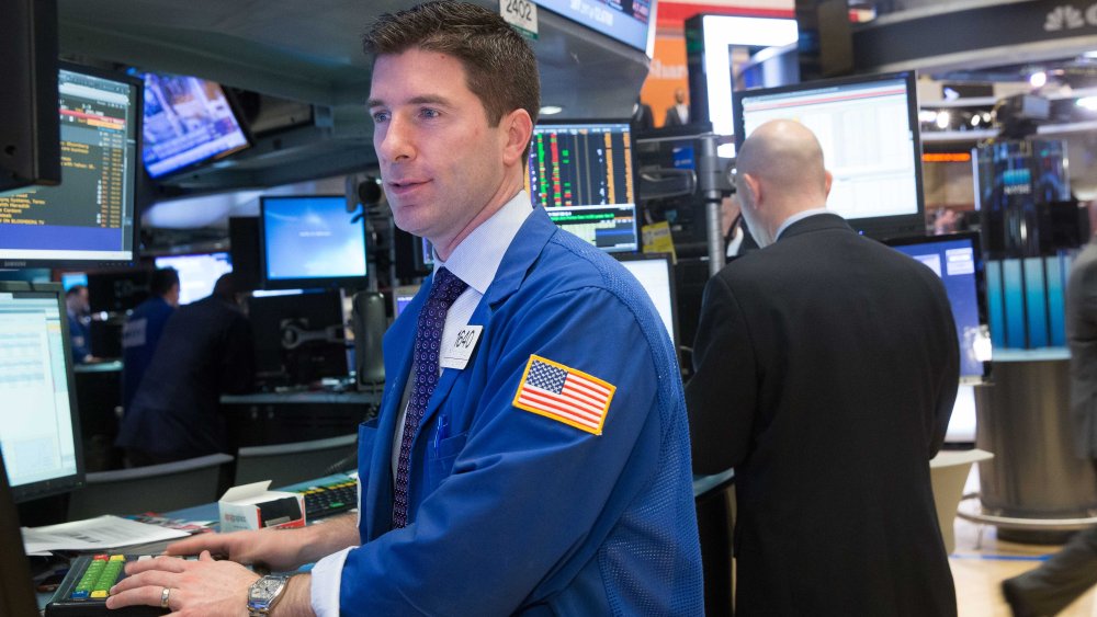 Trader at the New York Stock Exchange