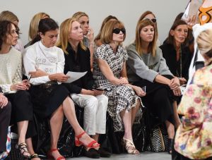 Front Row at Proenza Schouler RTW Spring 2017