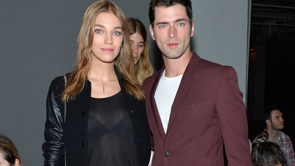 Samantha Gradoville and Sean O'Pry in the front row at Rag & Bone RTW spring 2017.