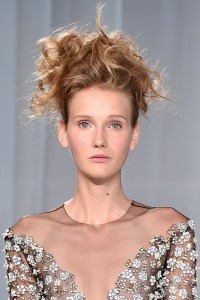 Beauty at Reem Acra RTW Spring 2017