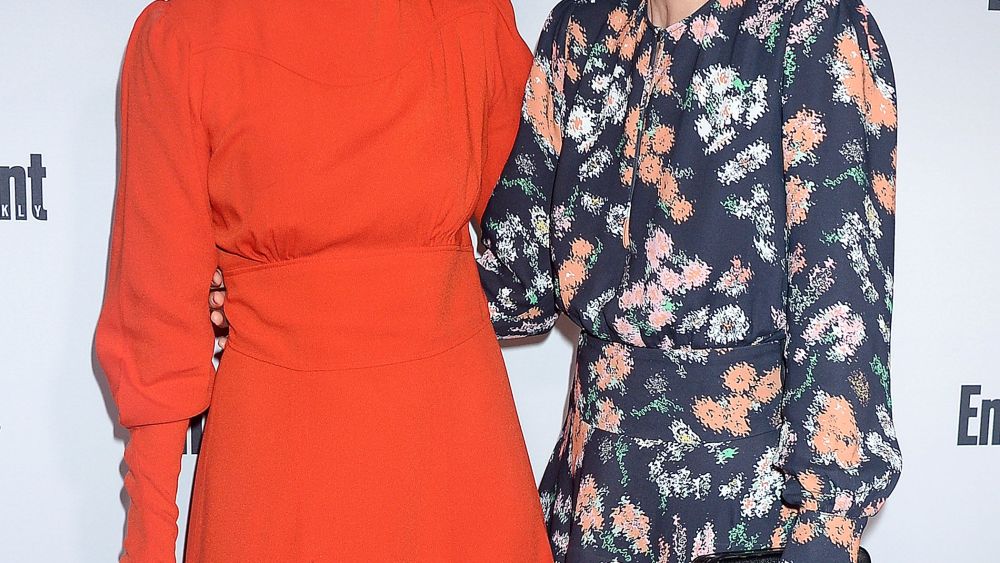 Entertainment Weekly pre-Emmy party Sarah Paulson and Amanda Peet