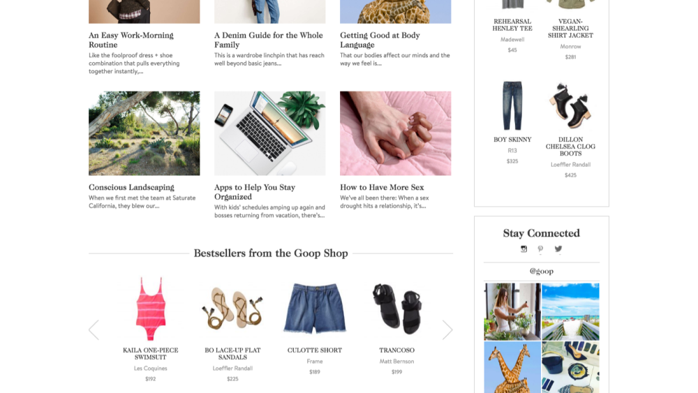 Gwyneth Paltrow's Goop Staffs Up, Adds Editorial Director