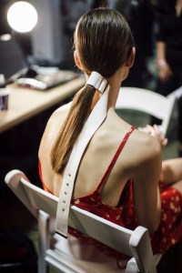 Backstage at Tibi RTW Spring 2017