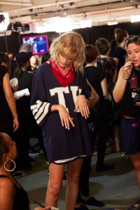 Backstage at Tommy Hilfiger RTW Fall 2016