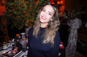 Jessica Alba at Tory Burch's Private Dinner Celebrating the Gemini Link Collection