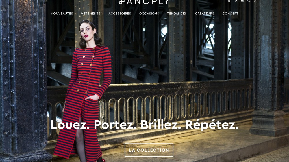 The homepage of Panoply