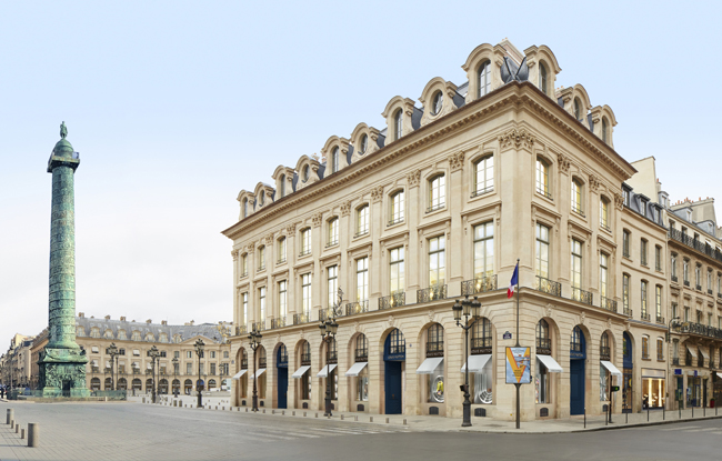 A rendering of Louis Vuitton's future flagship at Place Vendôme.