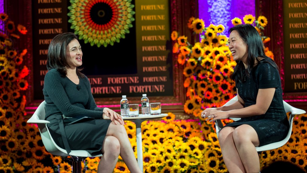Sheryl Sandberg and Priscilla Chan