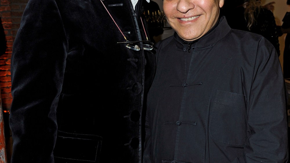 Bianca Jagger and Azzédine Alaïa