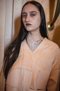 Backstage at Acne Studios RTW Spring 2017