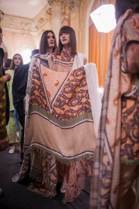 Backstage at Acne Studios RTW Spring 2017